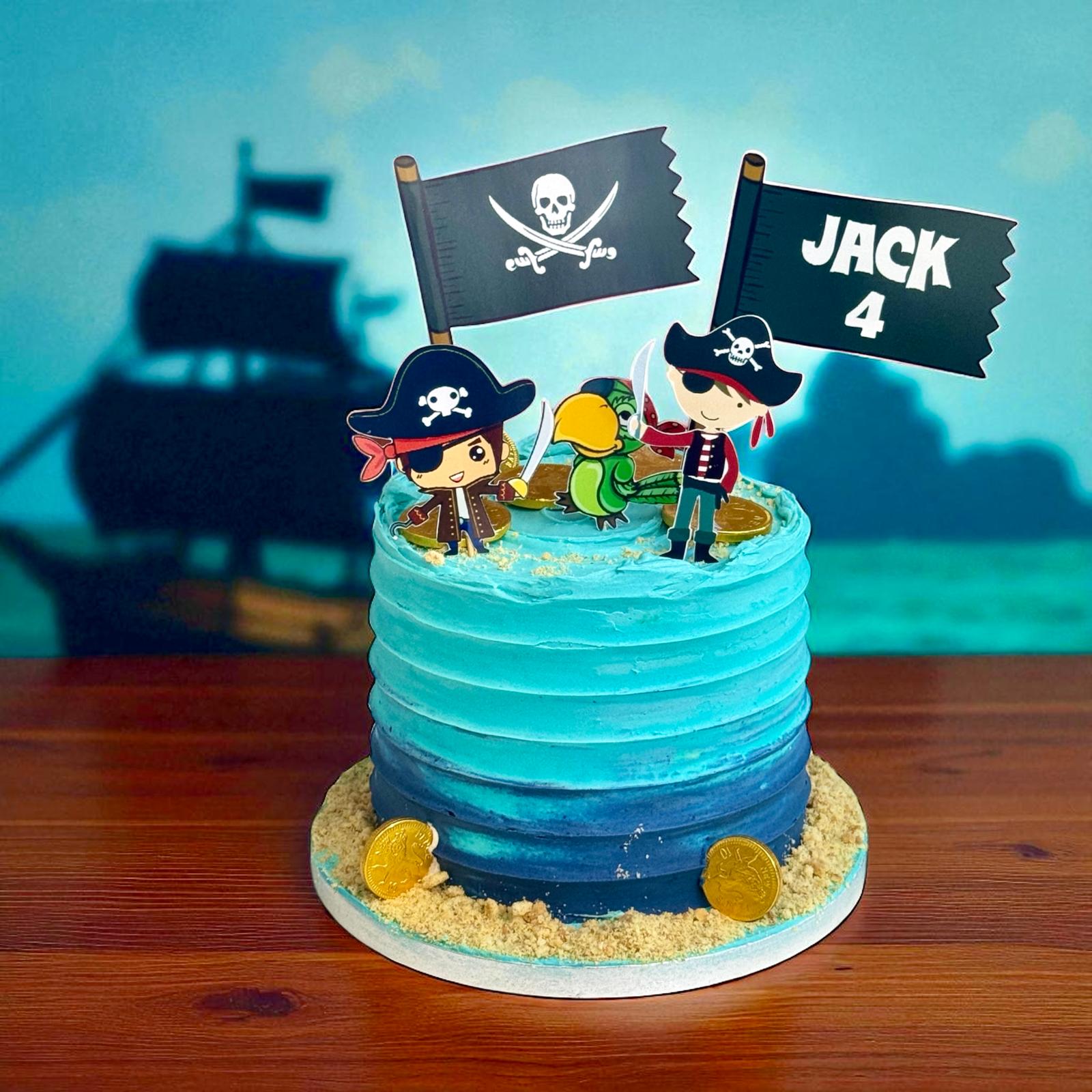 Pirate themed cake