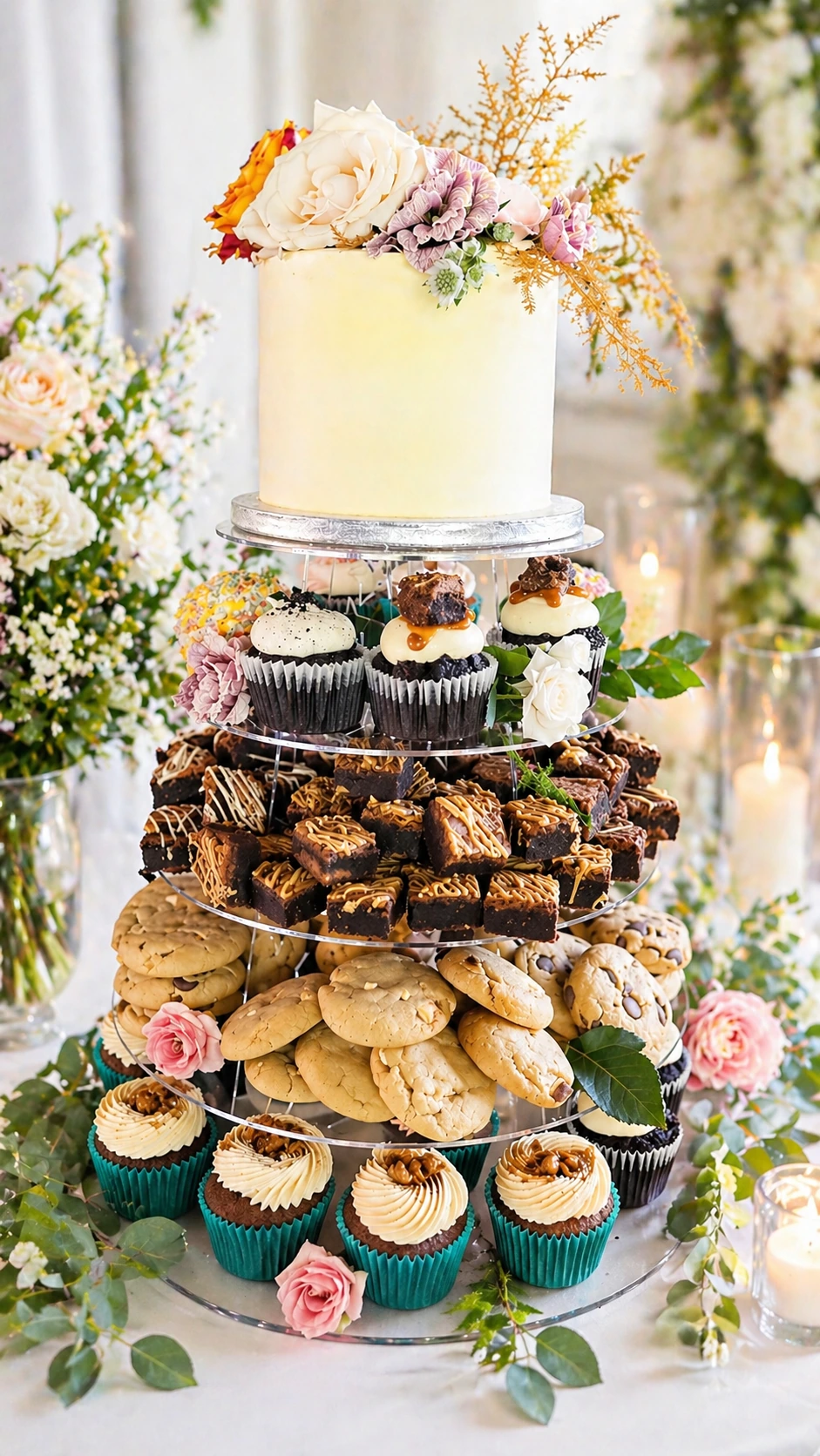 Wedding dessert tower