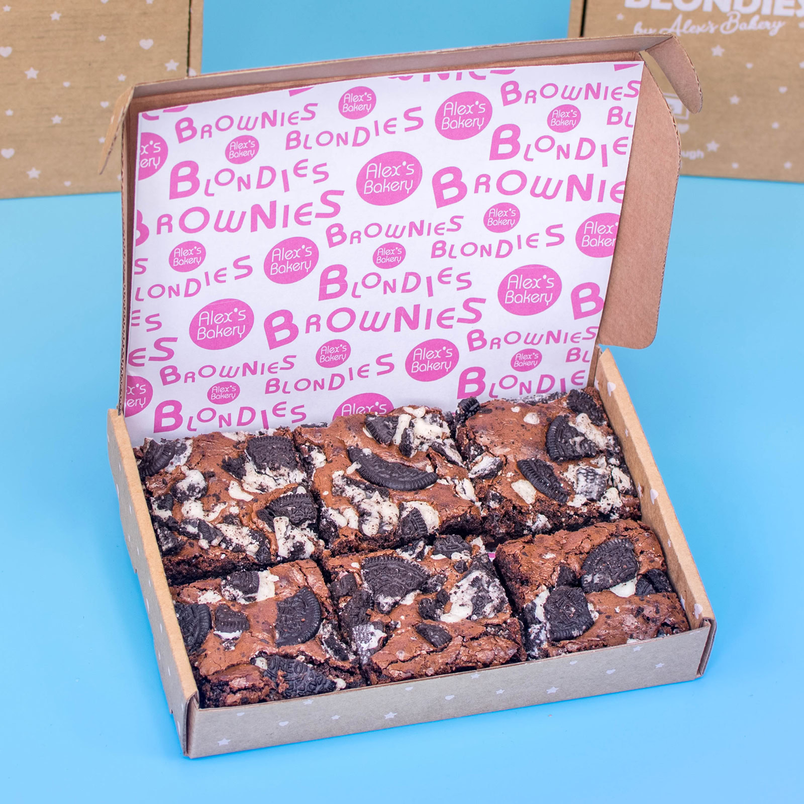 Cookies & Cream Brownie Box Alex's Bakery