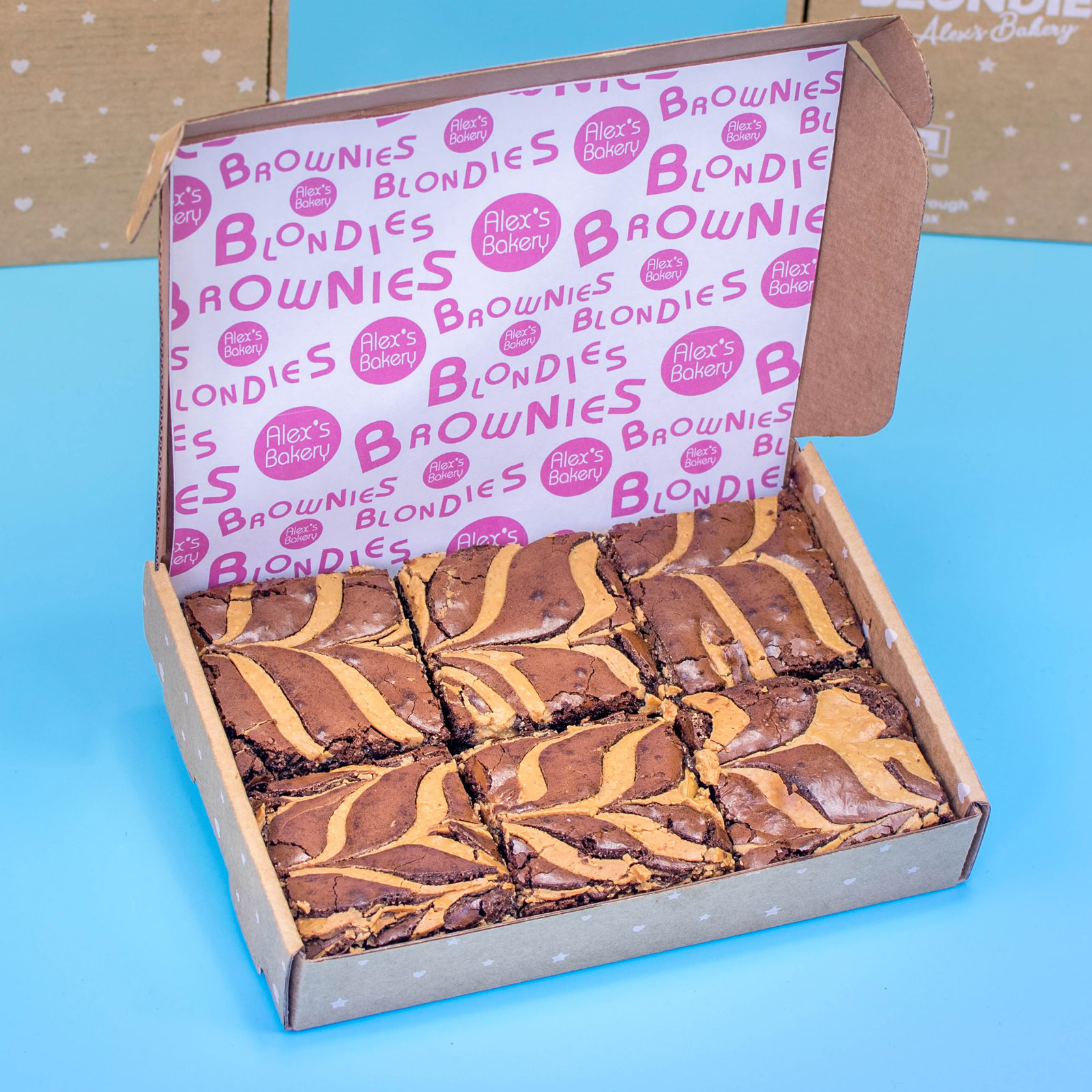 Peanut Butter Brownie Box Alex's Bakery