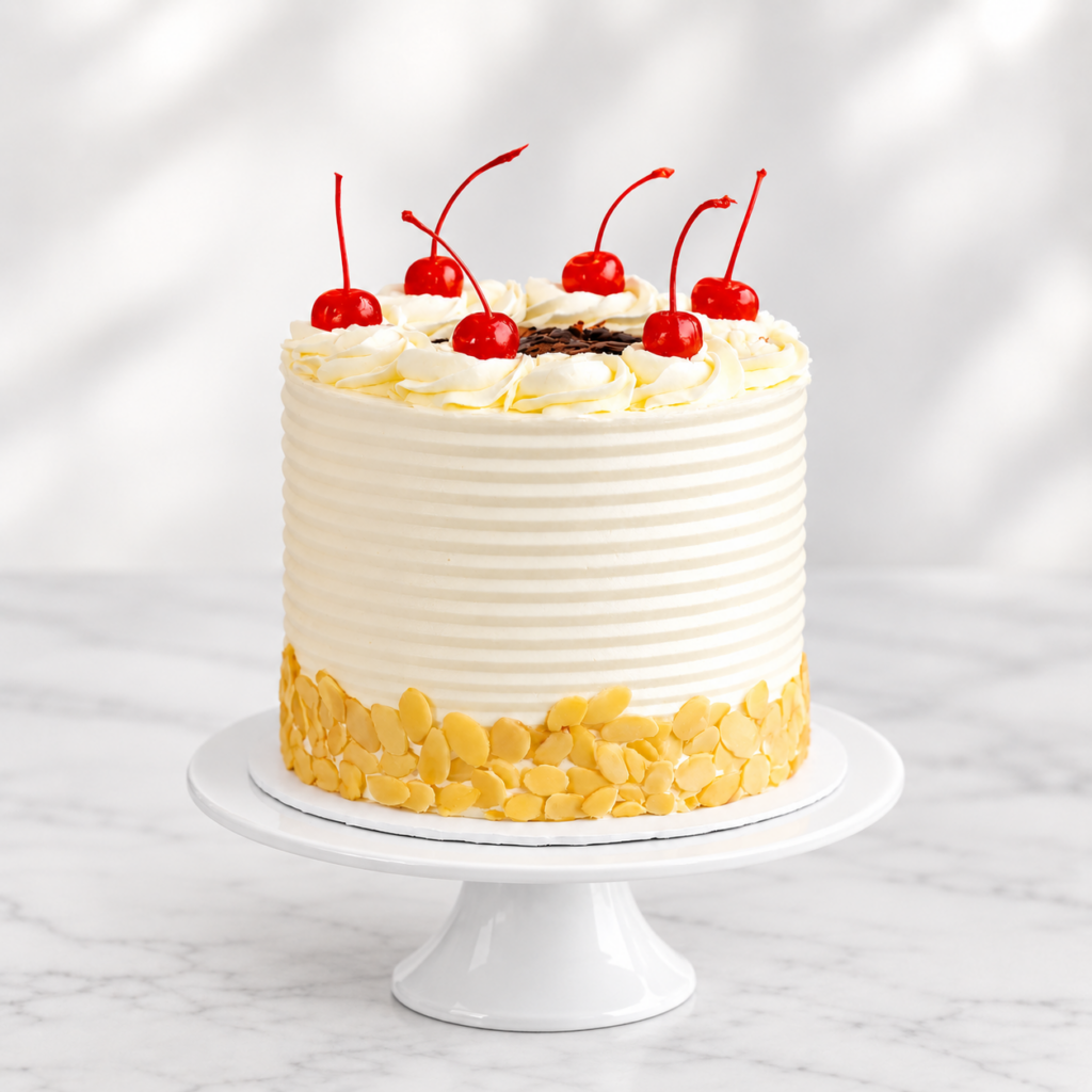 Cherry Bakewell Cake