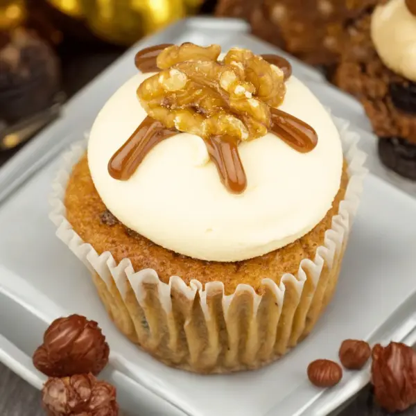 Coffee and Walnut Cupcake