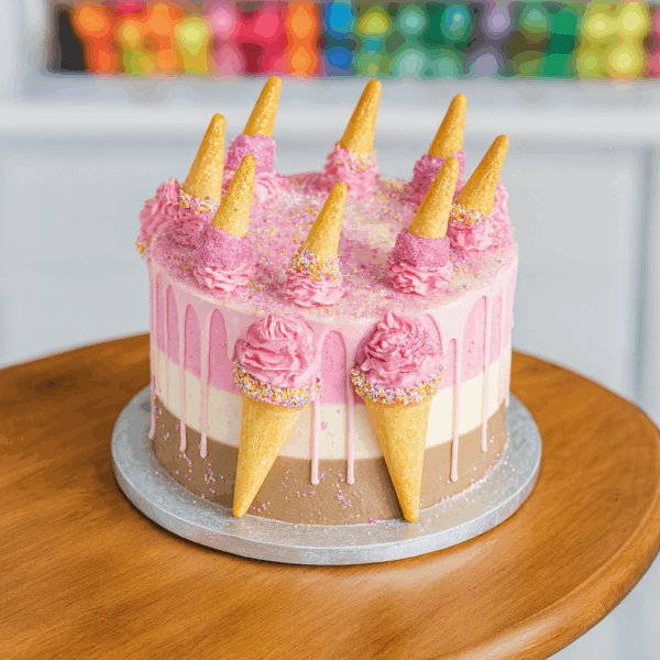 Neapolitan Style Cake