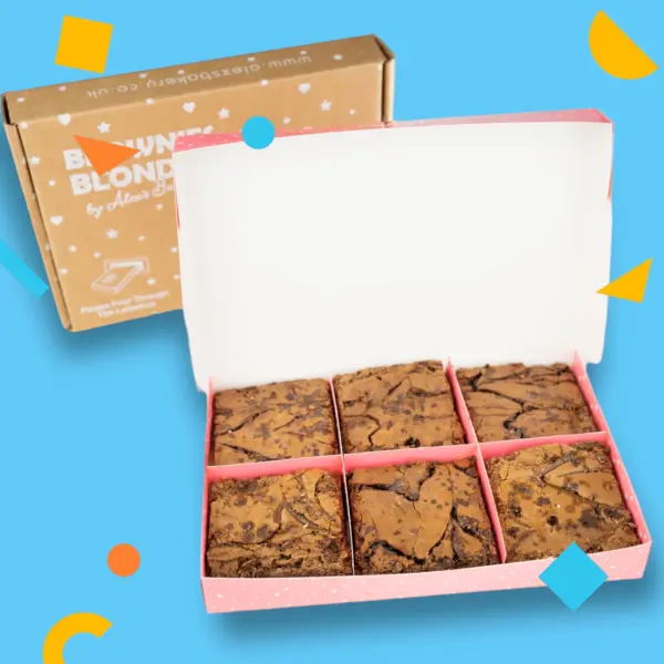 Salted Caramel Brownie Box