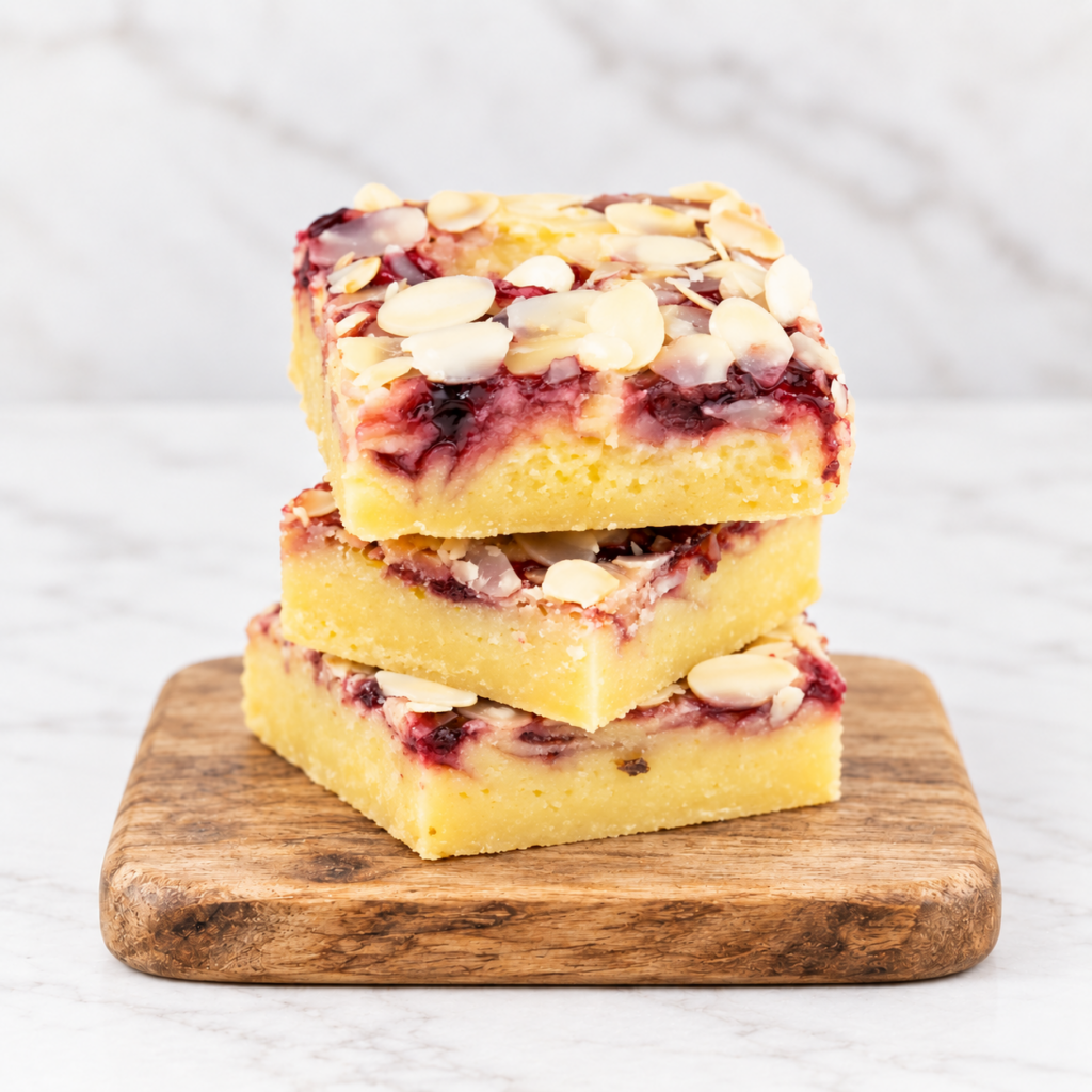 Cherry Bakewell Blondies Box — 6 Slices