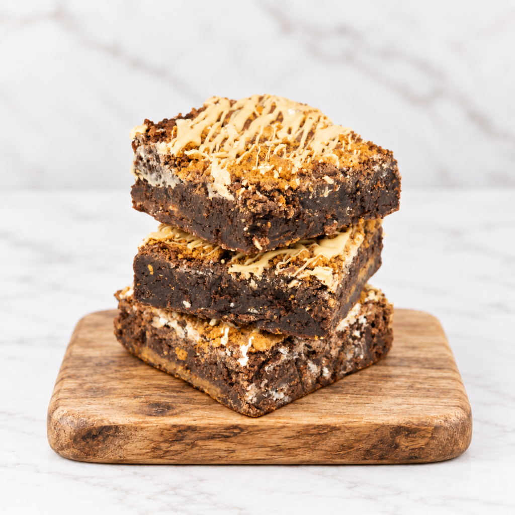 Biscoff Brownie Box — 6 Slices