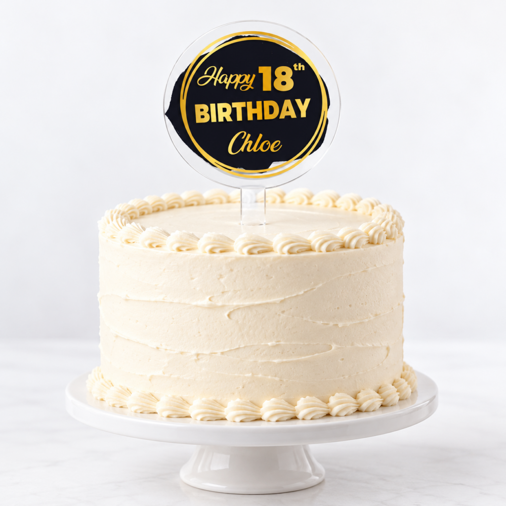 Personalised Cake Topper (Name & Age)