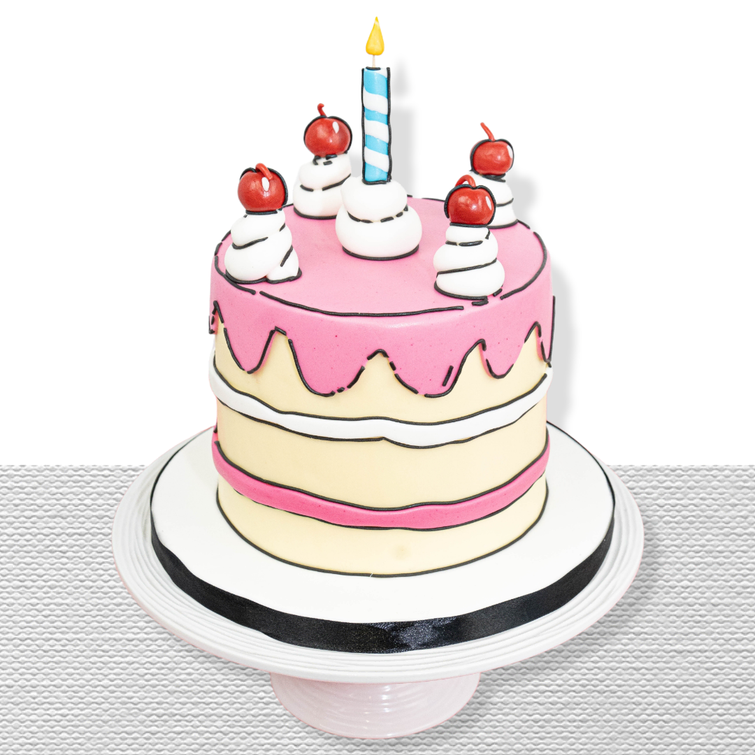Comic Cake (2D cake)