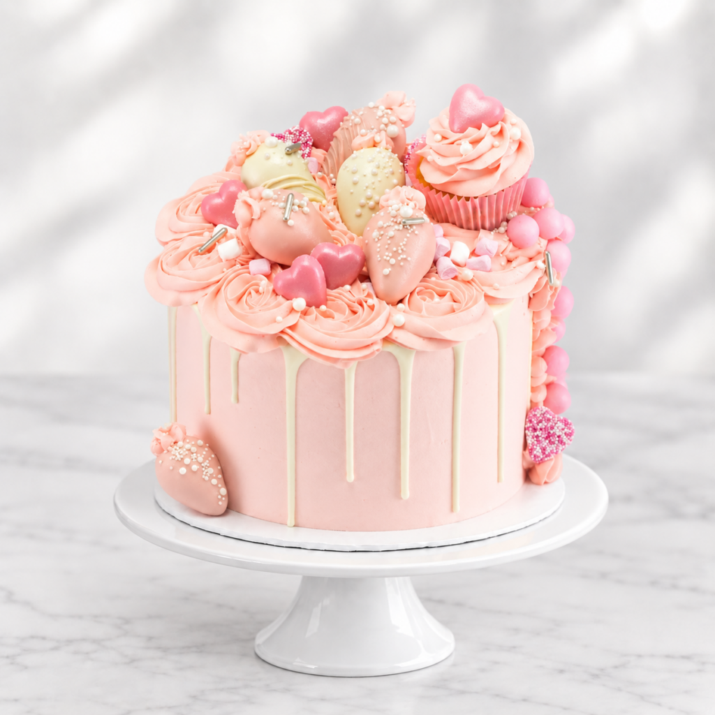 Pink Cupcake Cake