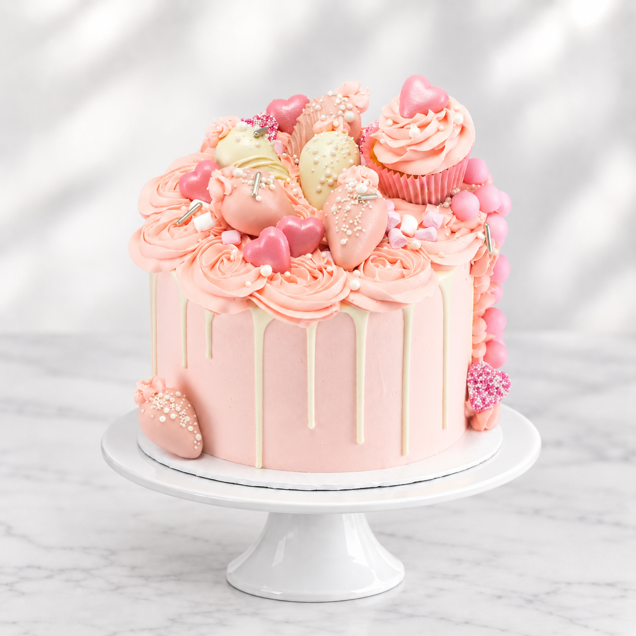 Pink Cupcake Cake — Alex’s Bakery