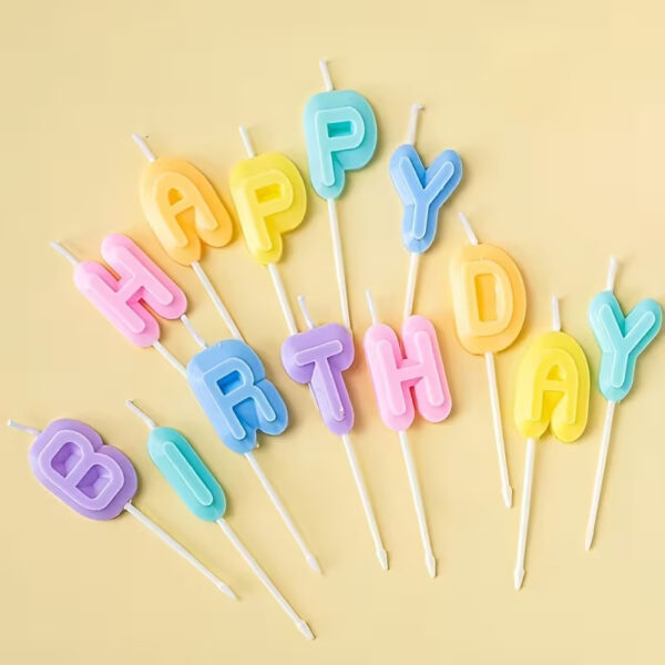 HAPPY BIRTHDAY CANDLES