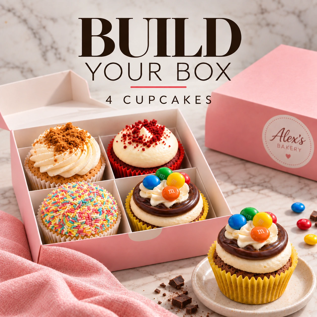 Build your Box - 4 Cupcakes