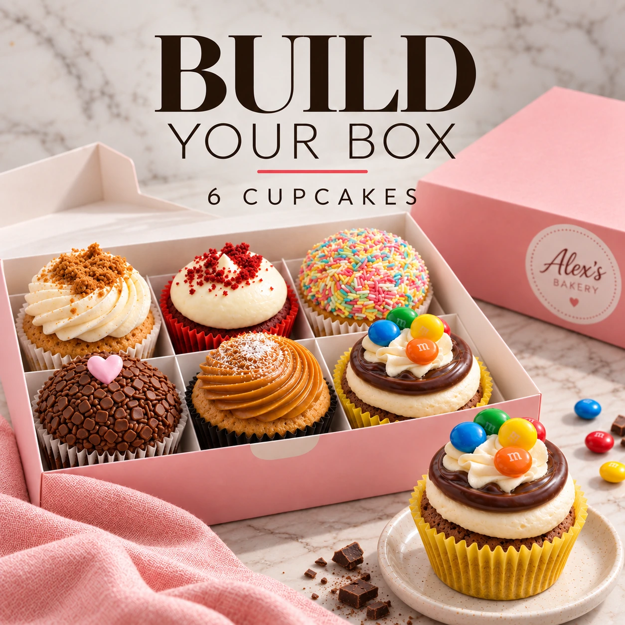 Build your Box - 6 Cupcakes