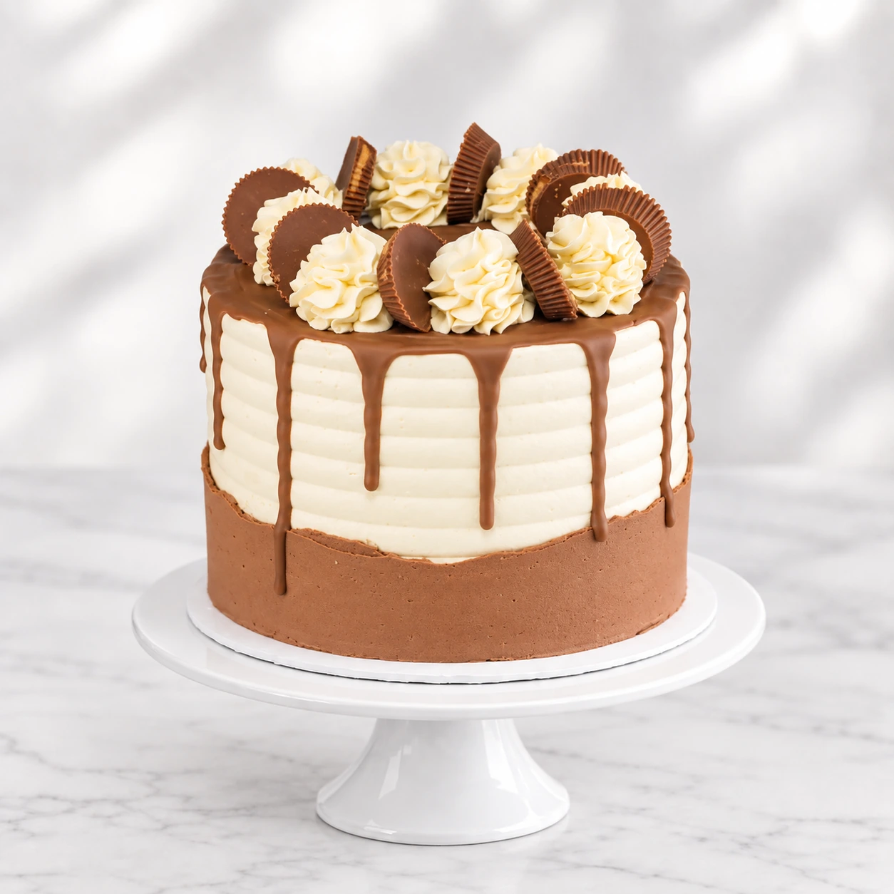 Choc & Peanut Butter (Reese's) Cake