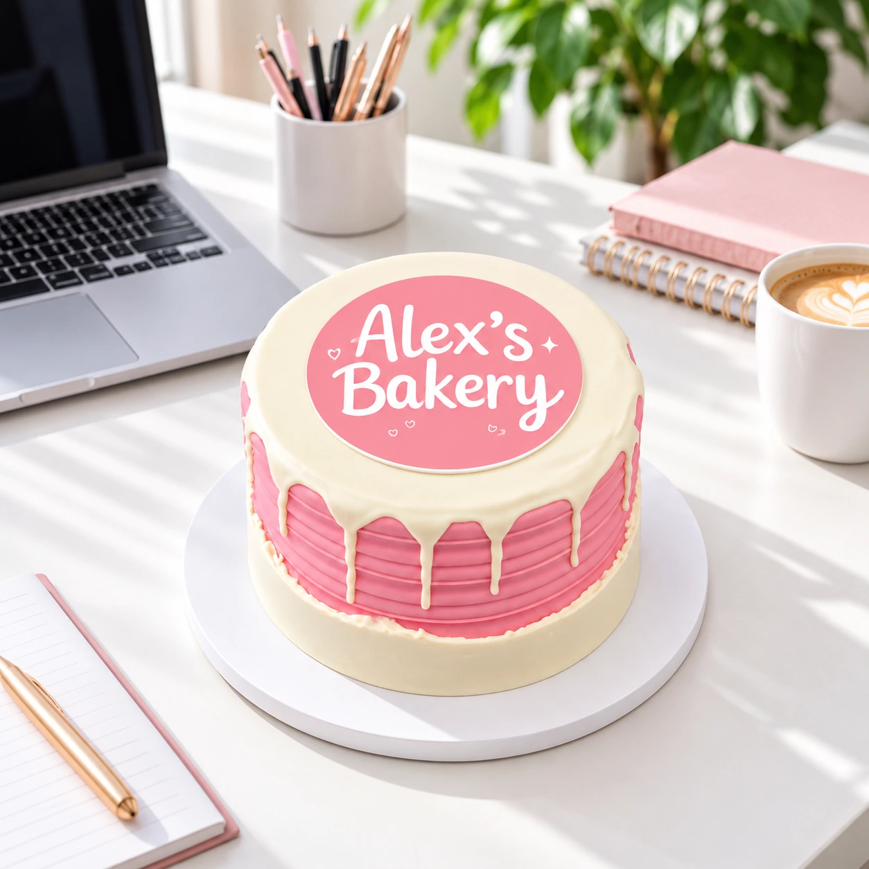 Corporate / Logo Cake - Choose your colours