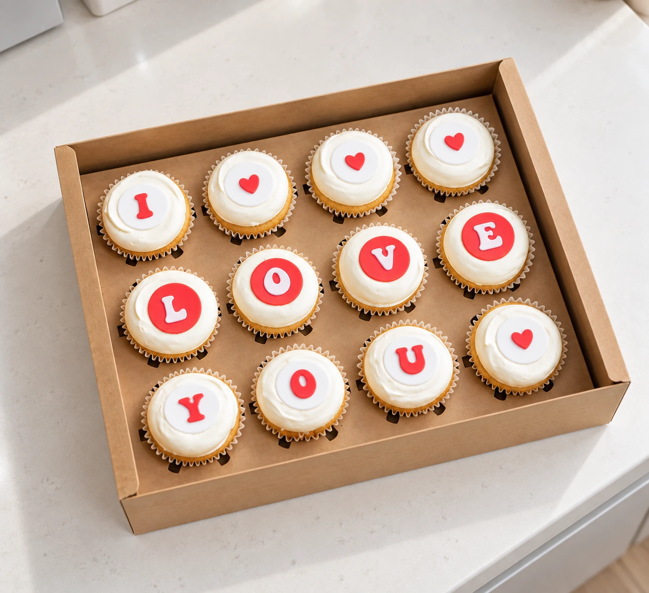 I Love You Cupcakes - Gift Box